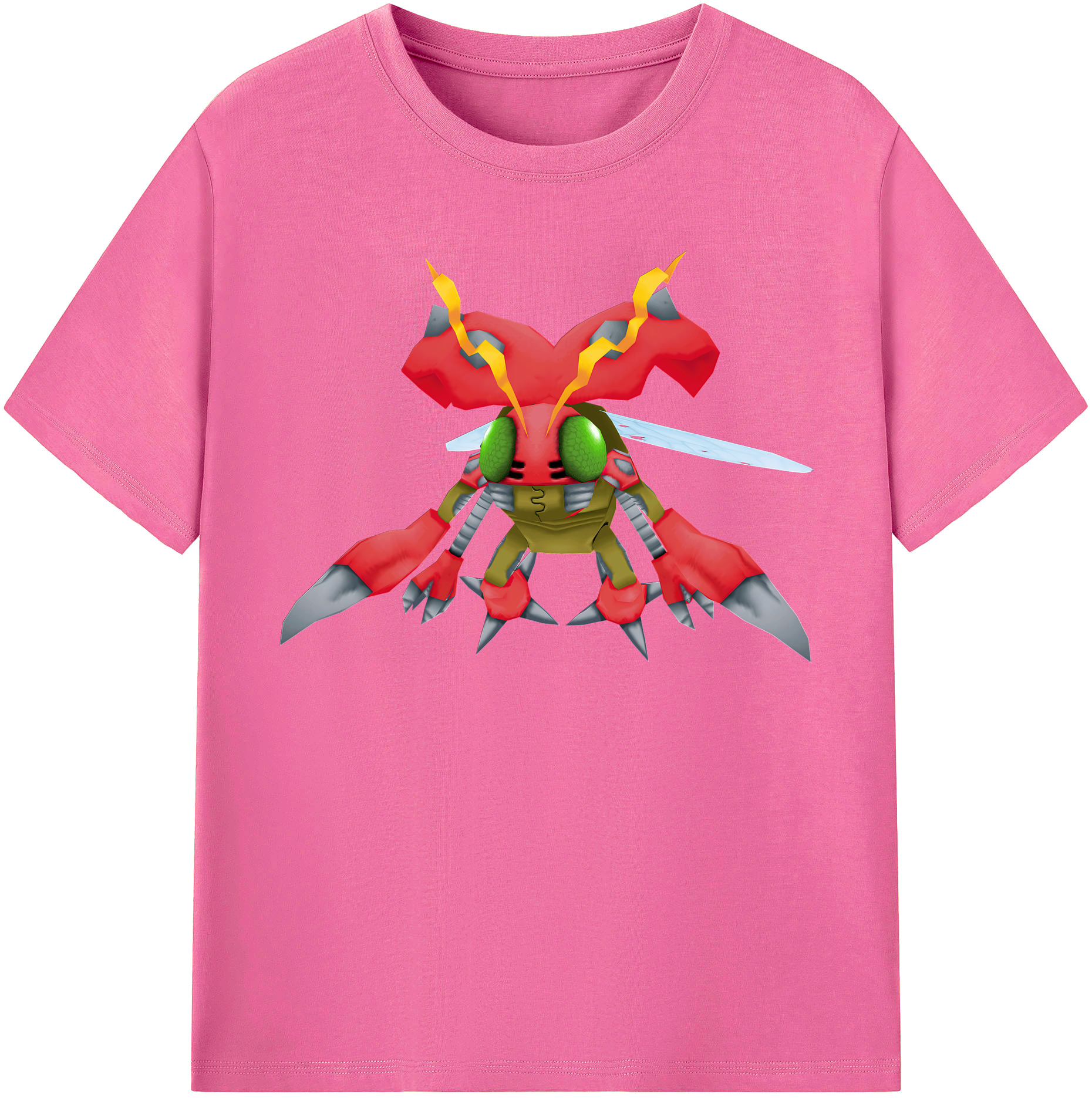 （画像用） Digimon デジタルモンスター/デジモン レディースカジュアルプリントTシャツ（綿100％）